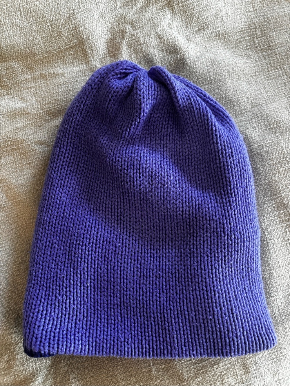 The North Face Shinsky Beanie Knit Winter Hat Blue Purple OS - Picture 6 of 6